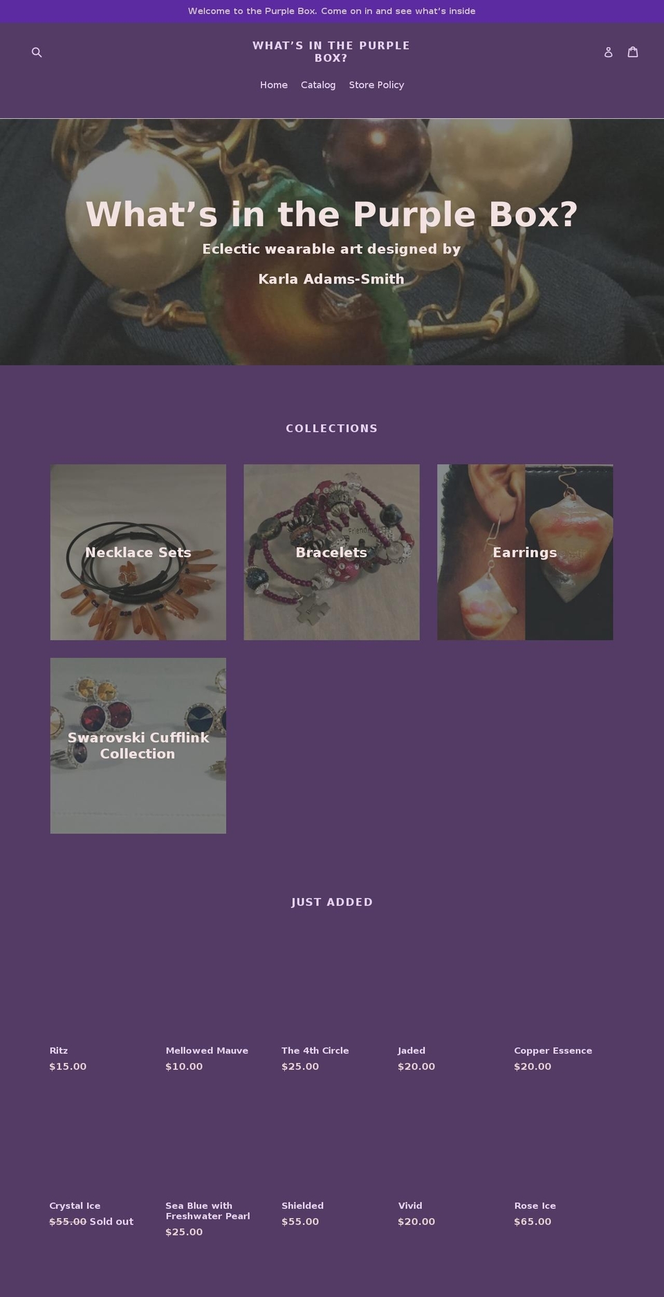 purpleboxed.com — Shopify storefront screenshot