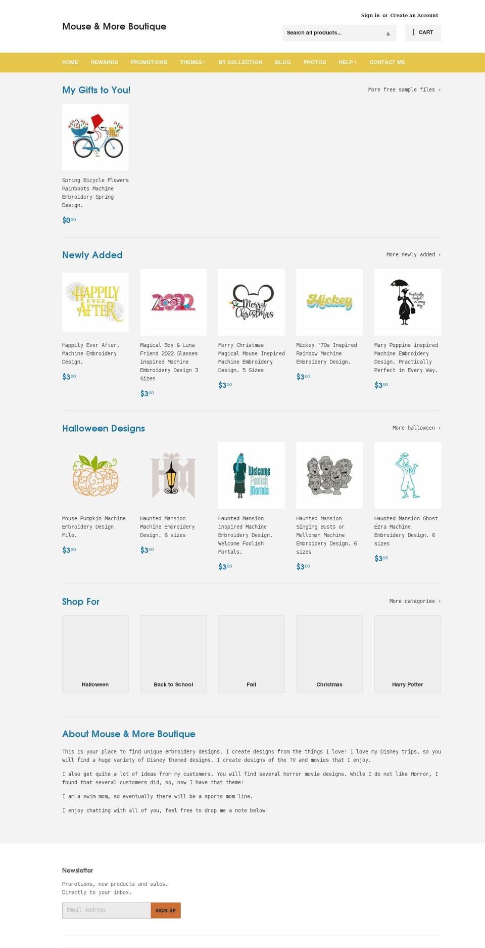 purplecowembroidery.com shopify website screenshot