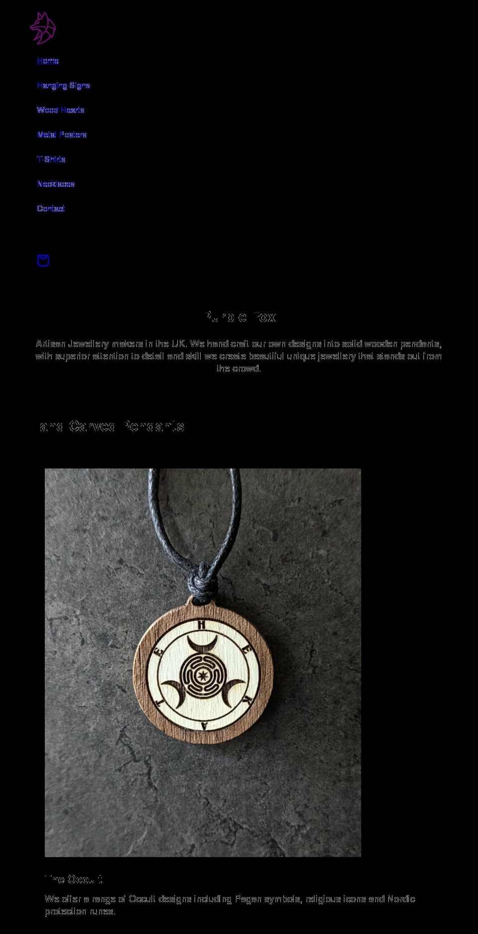 purplefoxgifts.com shopify website screenshot