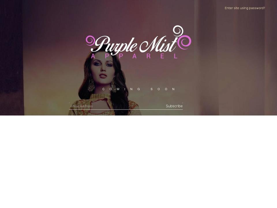 purplemistapparel.com — Shopify storefront screenshot