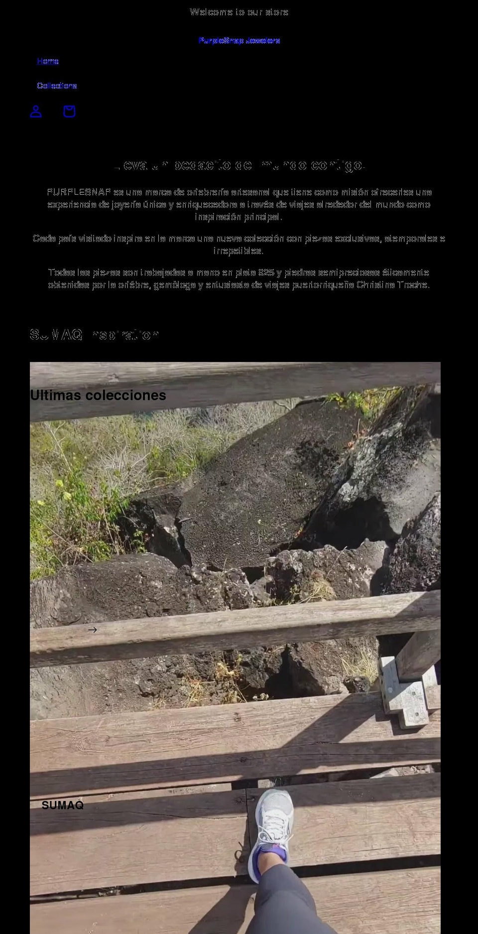 purplesnapjewelers.com shopify website screenshot