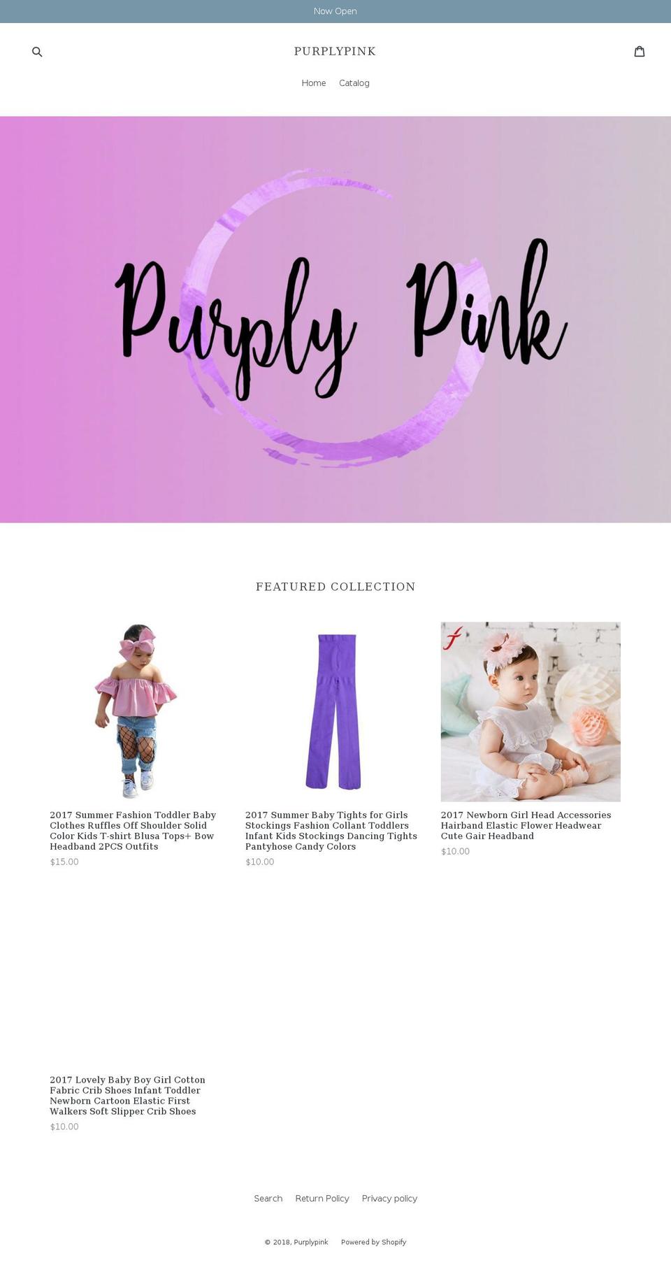 purplypink.com — Shopify storefront screenshot