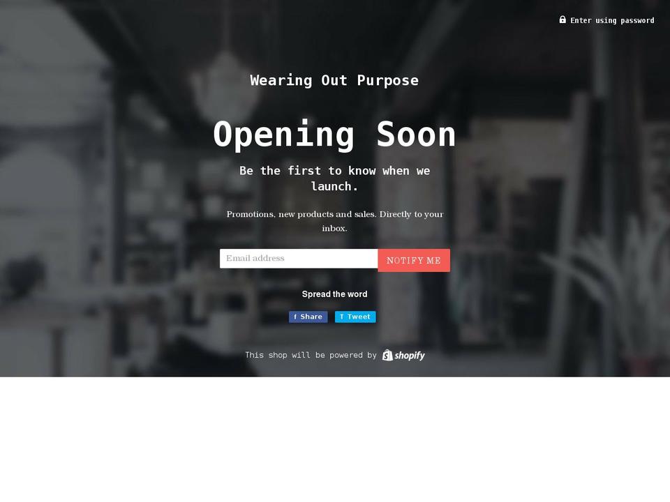 purposeddaughter.com shopify website screenshot