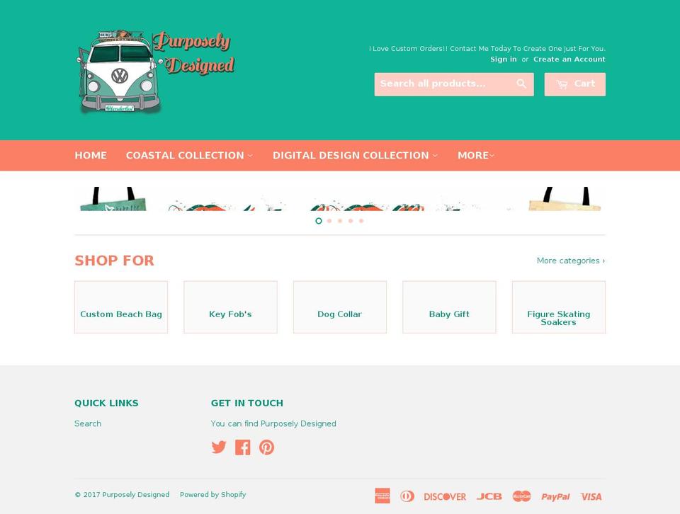 purposelydesigned.com shopify website screenshot