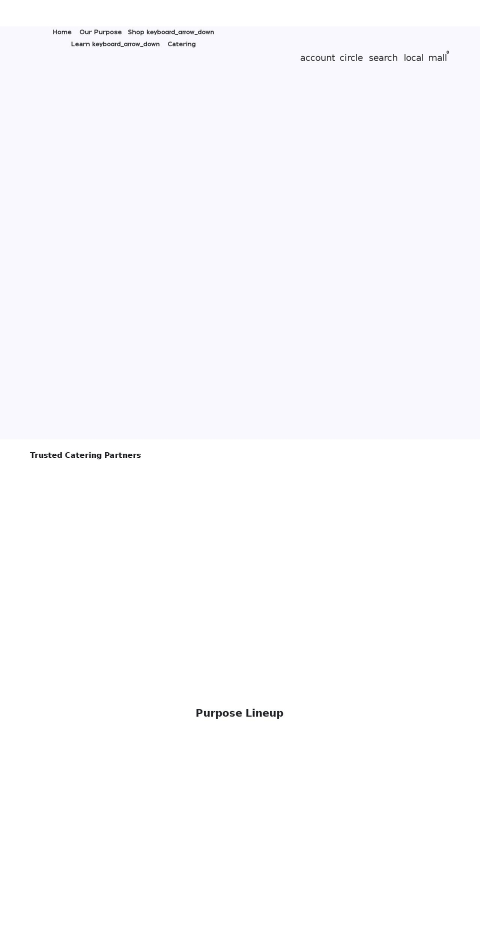 purposesmoothieco.com shopify website screenshot