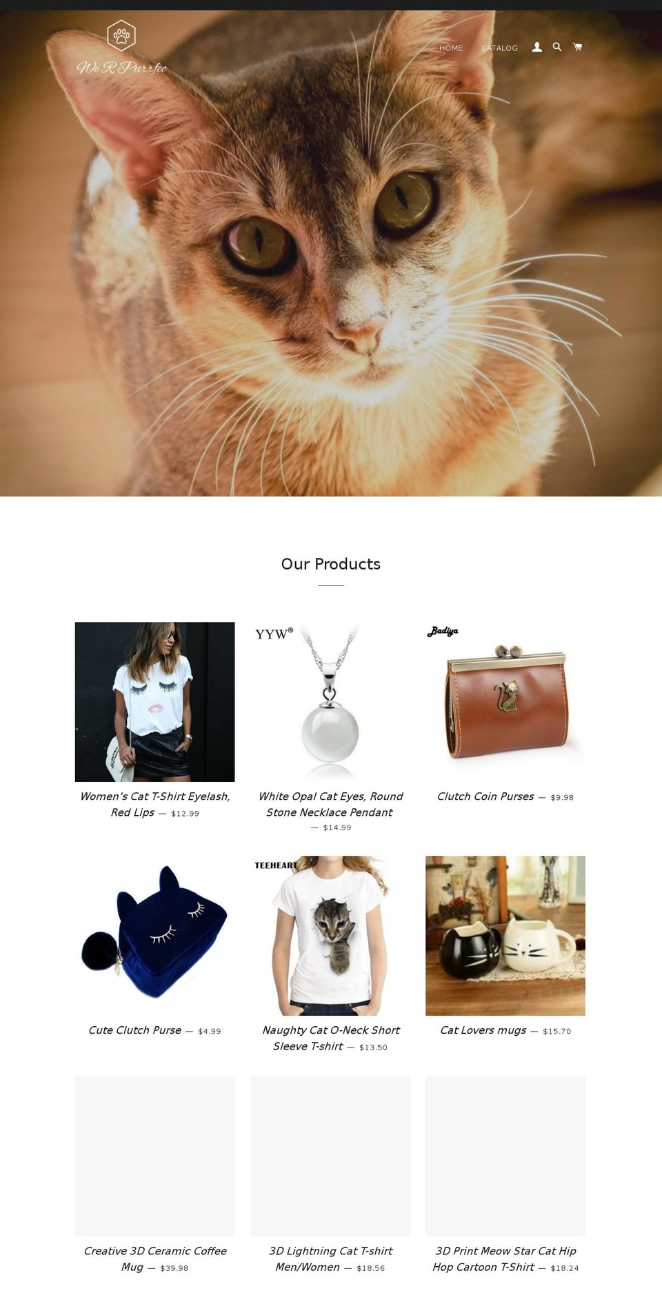 purrfec.com — Shopify storefront screenshot