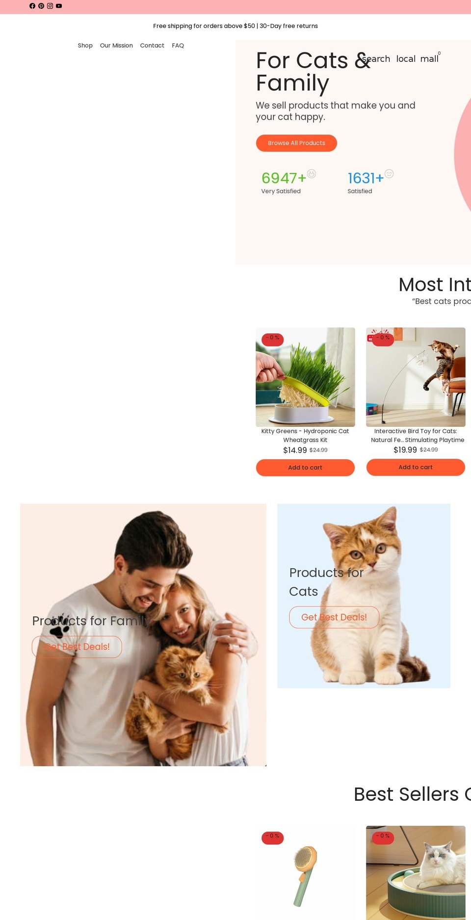 purrstyle.com shopify website screenshot