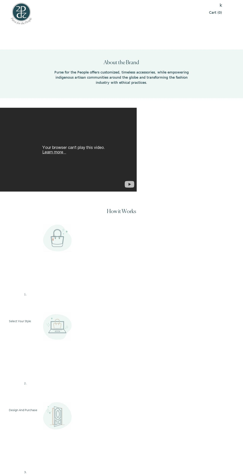 purseforthepeople.com shopify website screenshot
