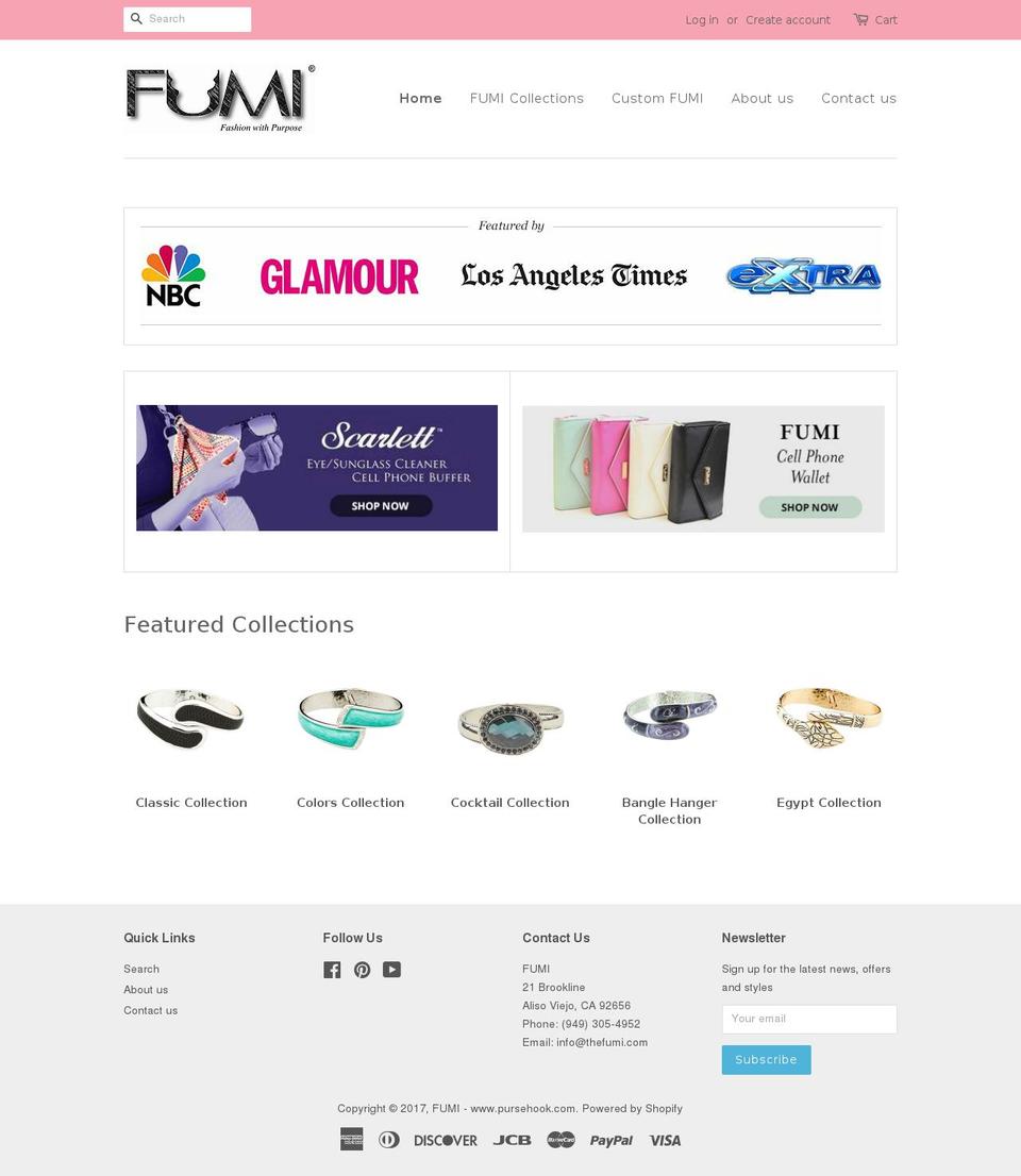 pursehook.com shopify website screenshot