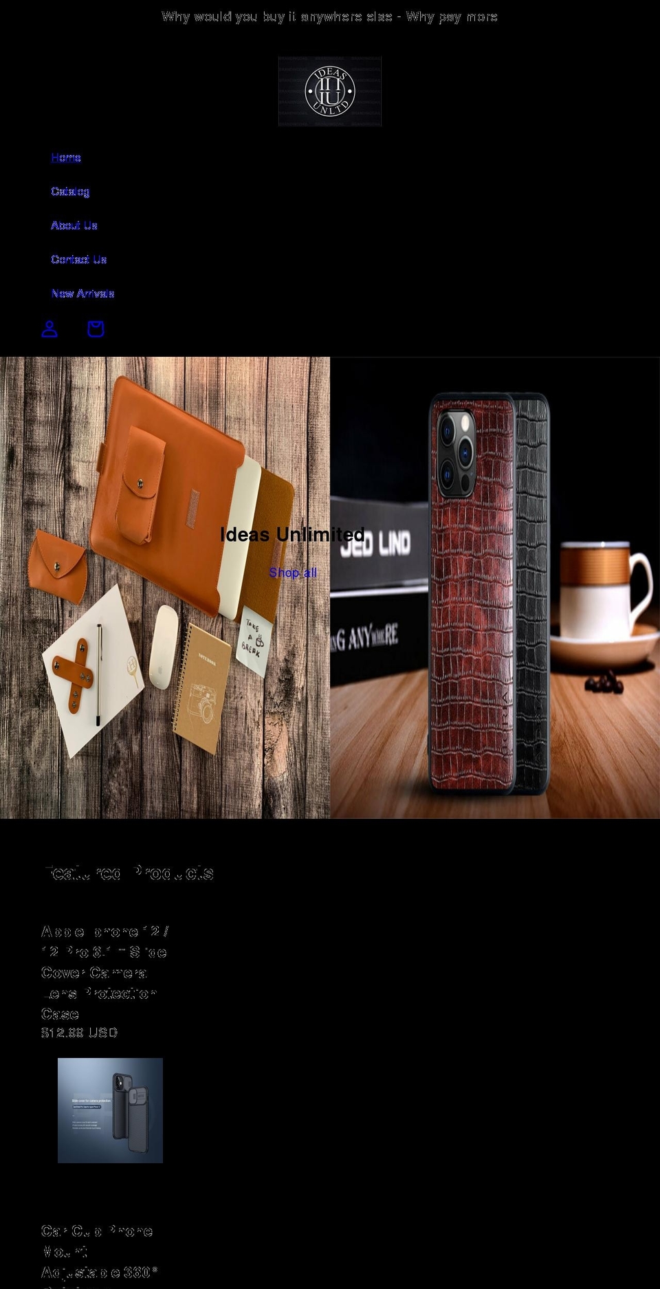 pursenthings.com — Shopify storefront screenshot