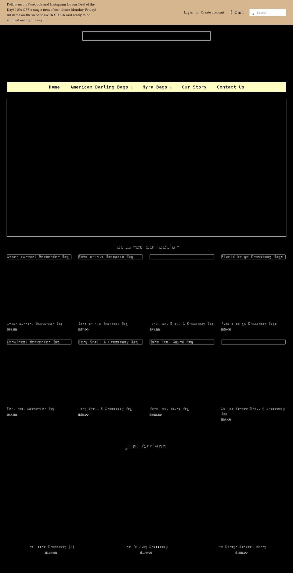 purseparadiseandmore.com shopify website screenshot