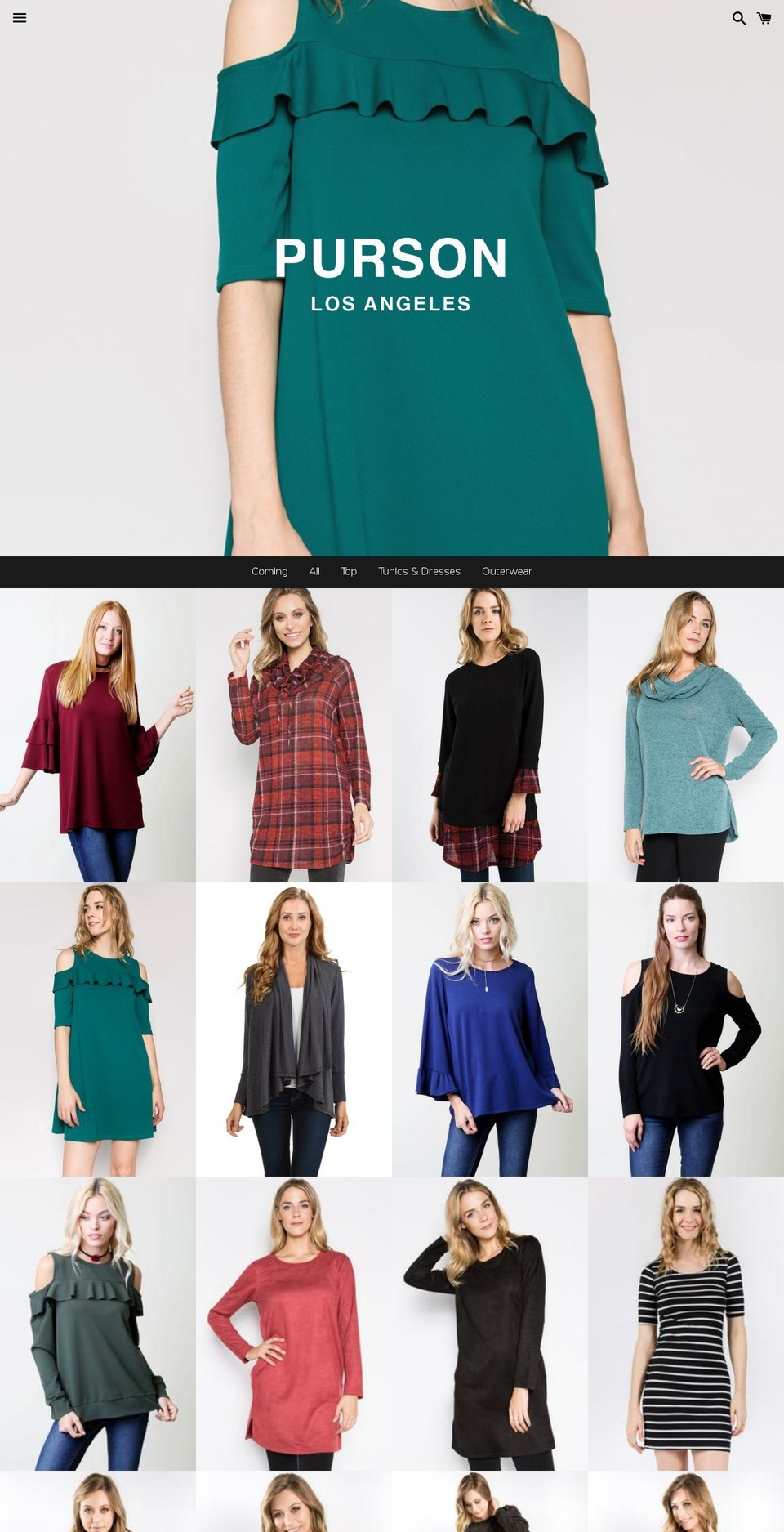 purson.com — Shopify storefront screenshot