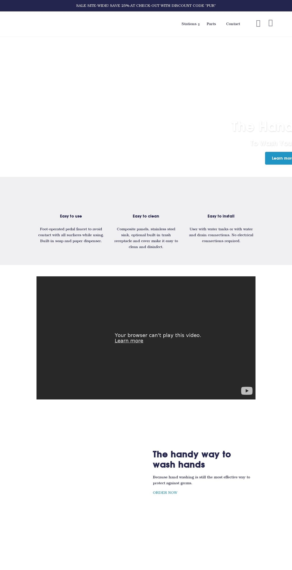purstation.ca shopify website screenshot
