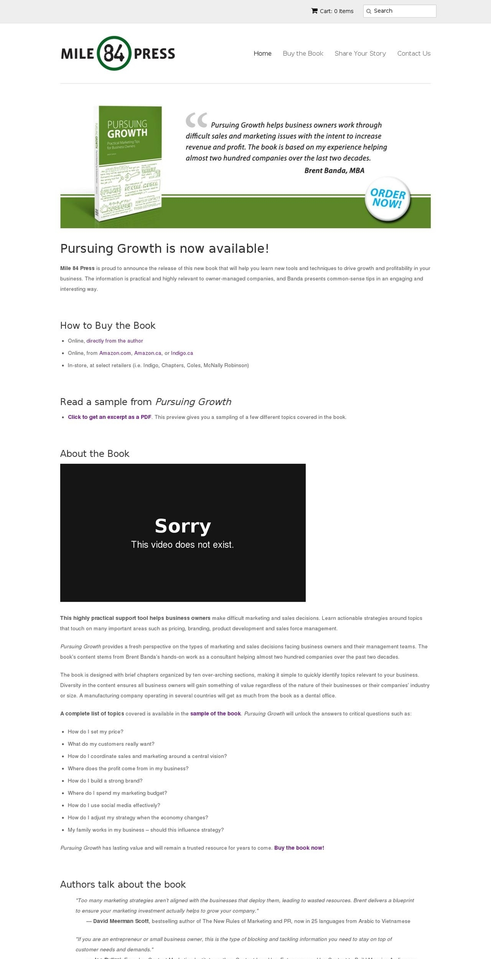 pursuinggrowth.com shopify website screenshot