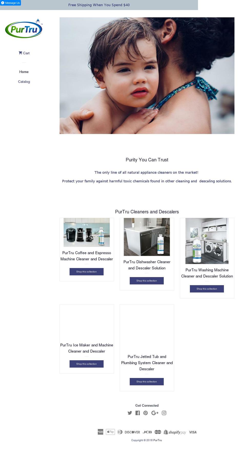 purtru.com — Shopify storefront screenshot