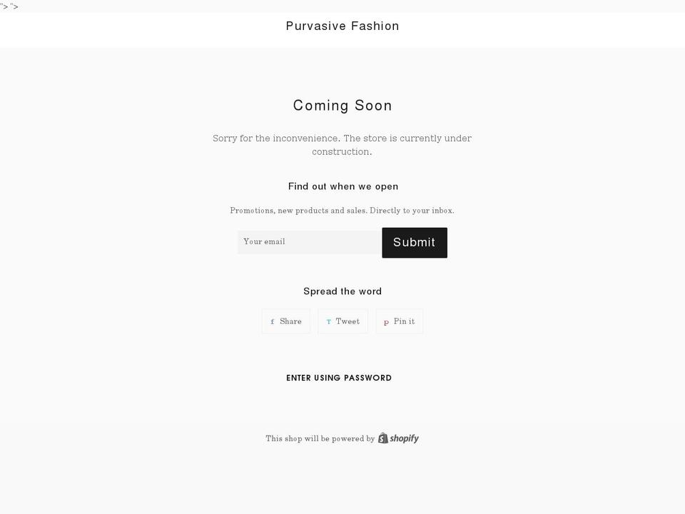 purvasive-fashion-group-llc.myshopify.com shopify website screenshot