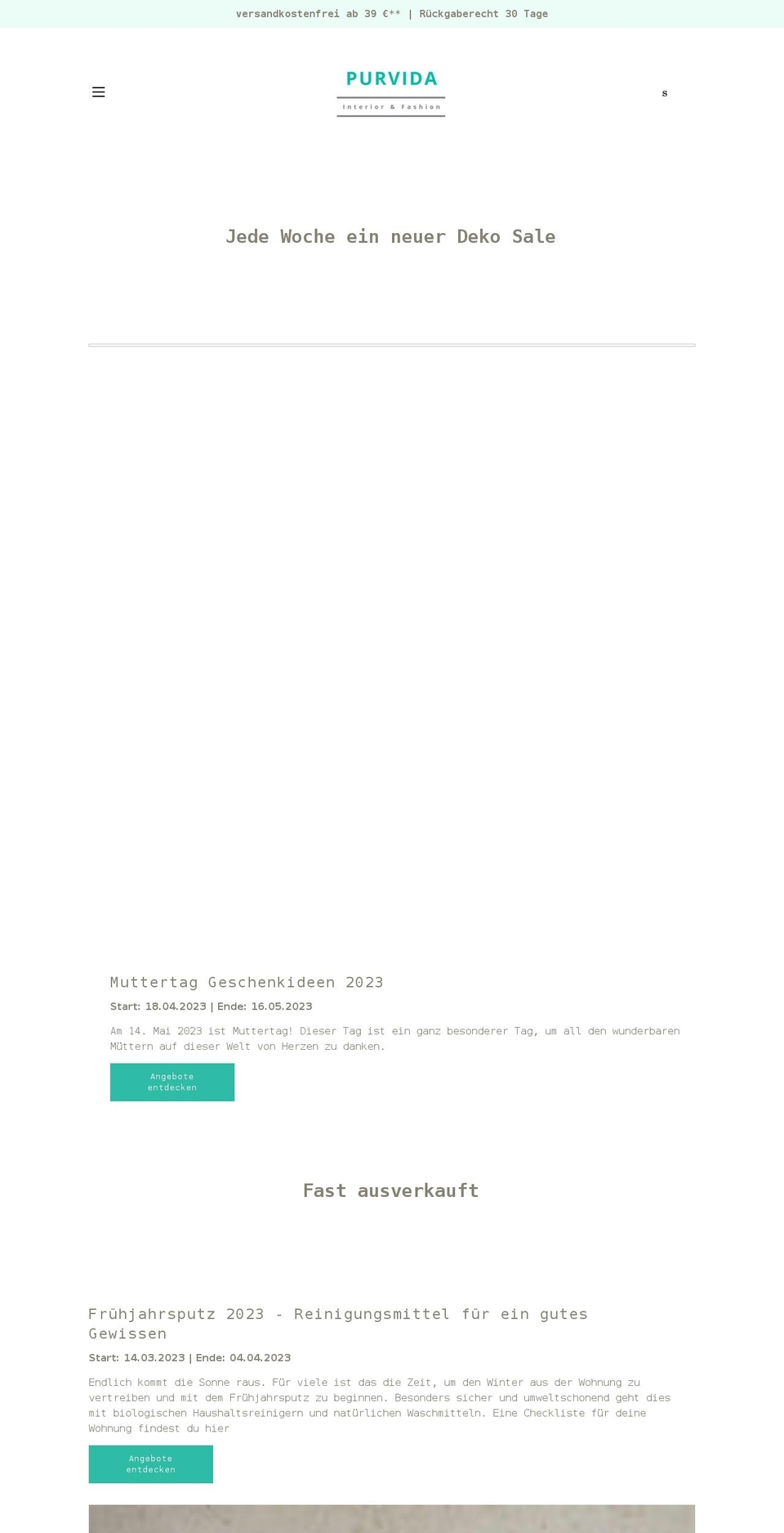 purvidadesign.com shopify website screenshot