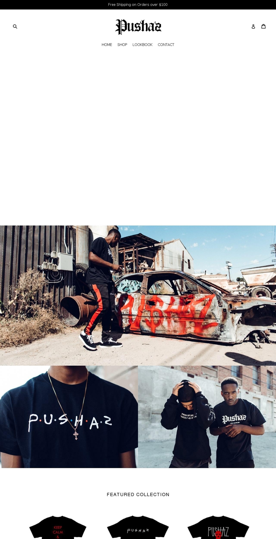 pushazla.com shopify website screenshot