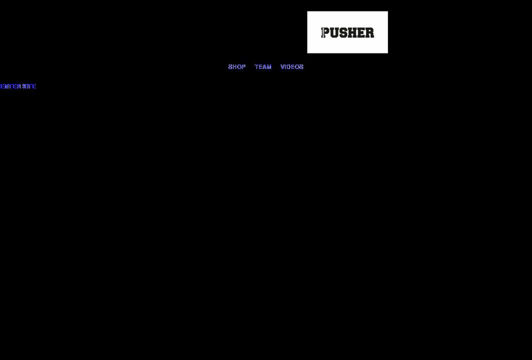 pusherbearings.com shopify website screenshot