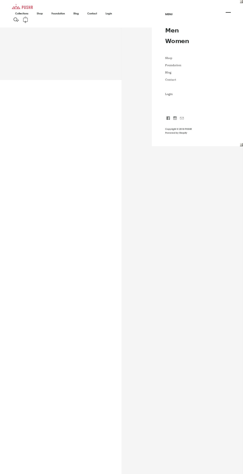pushercycling.com — Shopify storefront screenshot