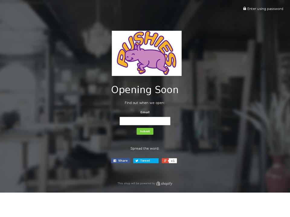 Kickstand Shopify theme site example pushies.us
