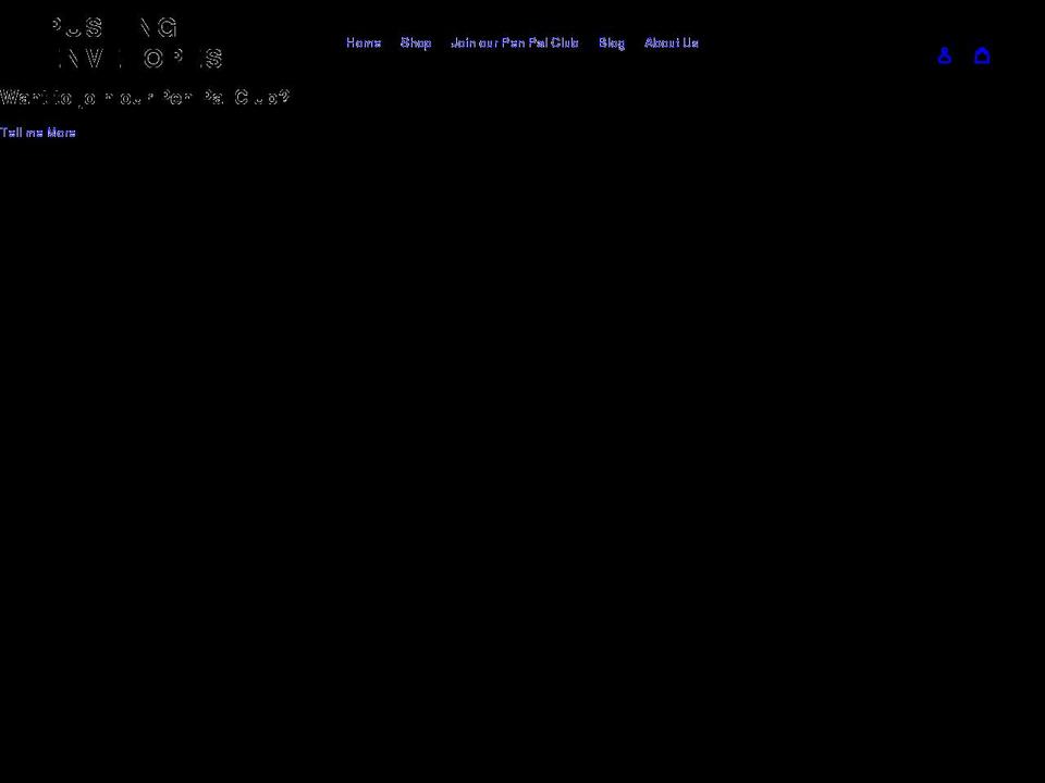 pushingenvelopes.co.uk shopify website screenshot