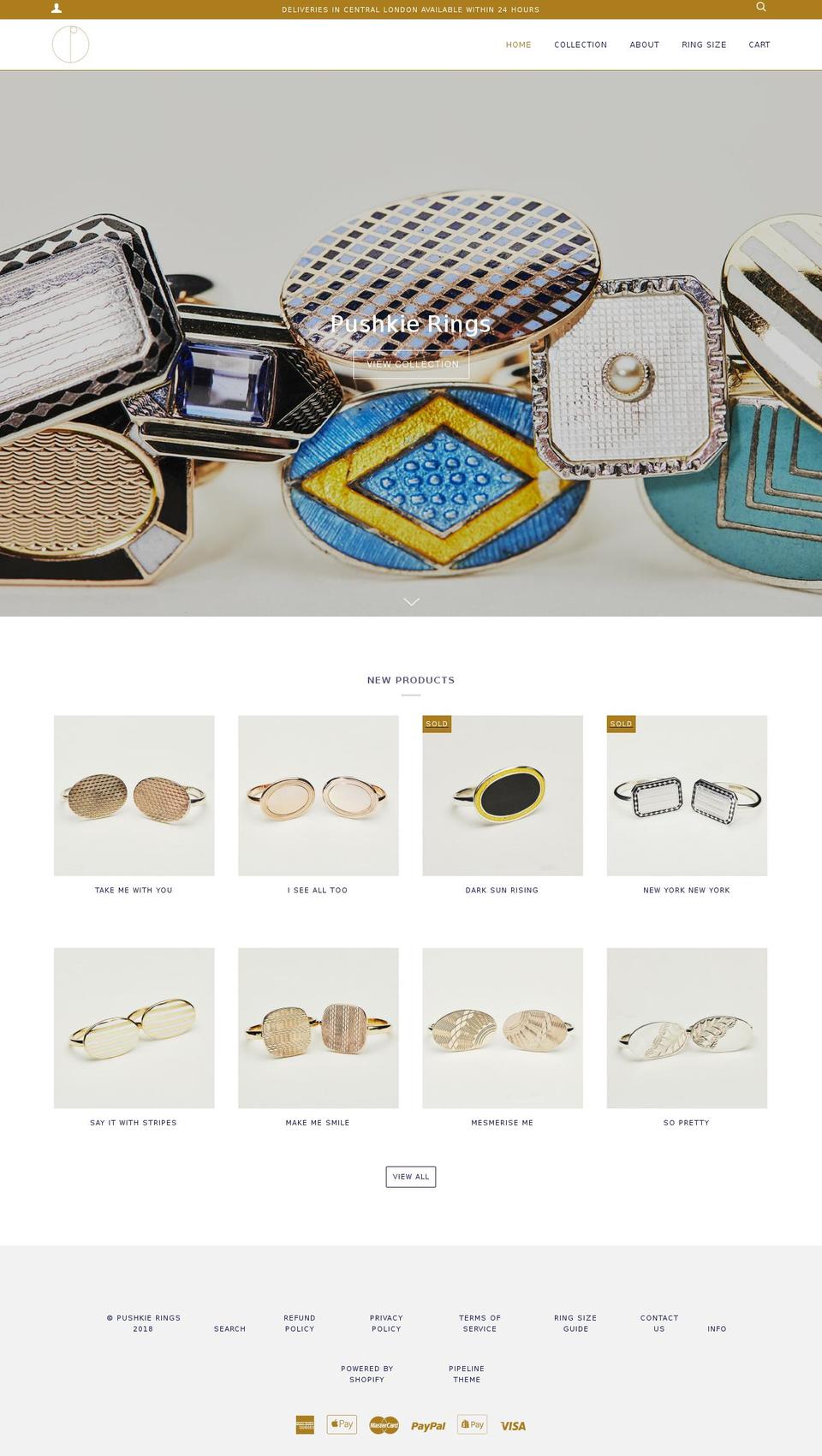 pushkie.com — Shopify storefront screenshot