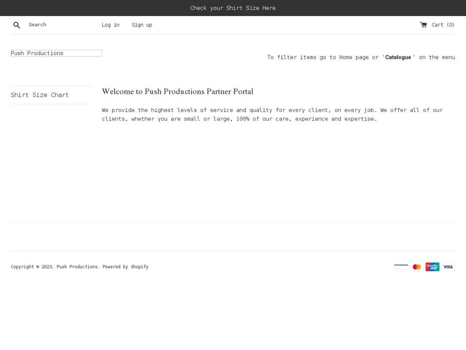 pushpartners.com.au shopify website screenshot