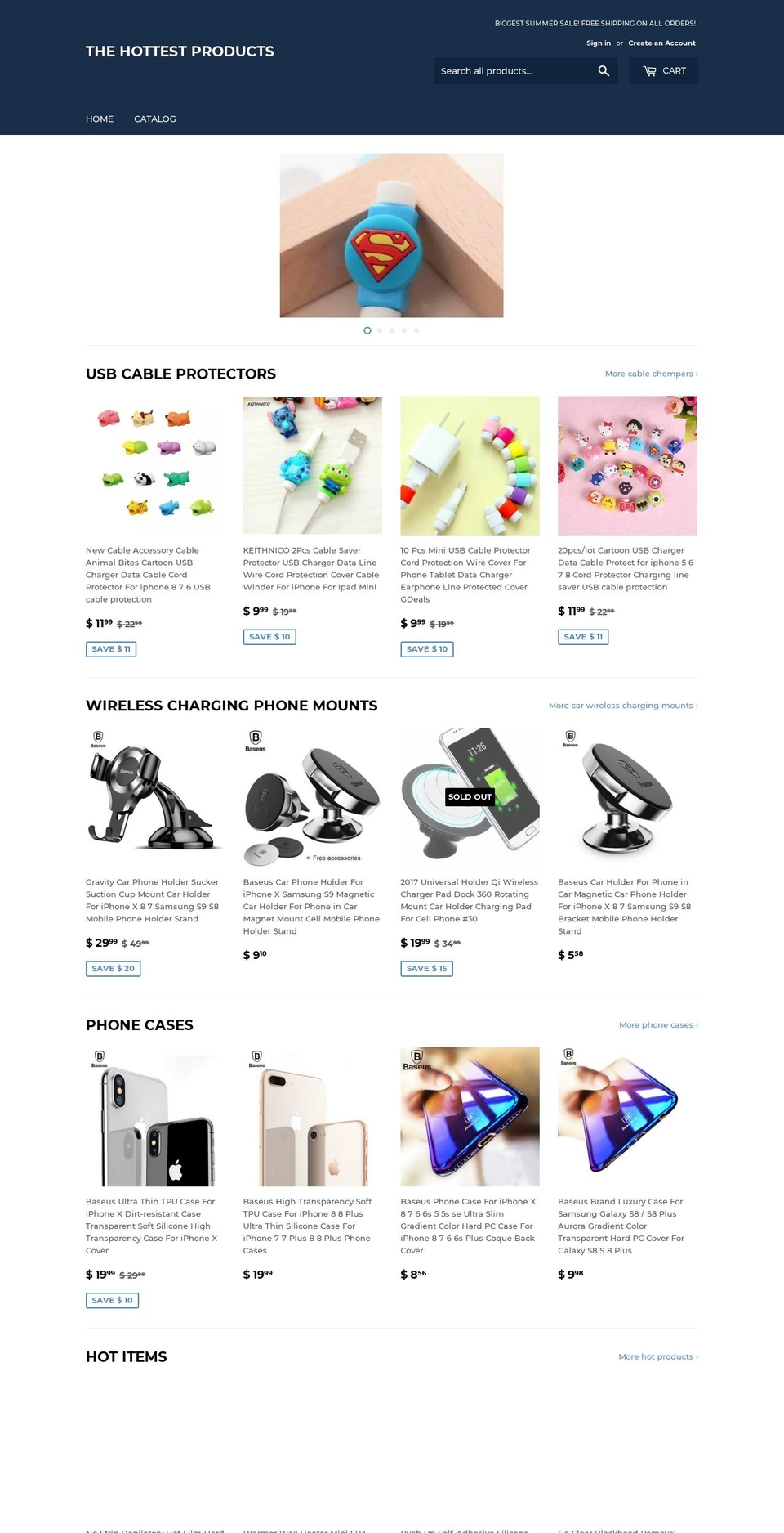 pushsecret.com — Shopify storefront screenshot