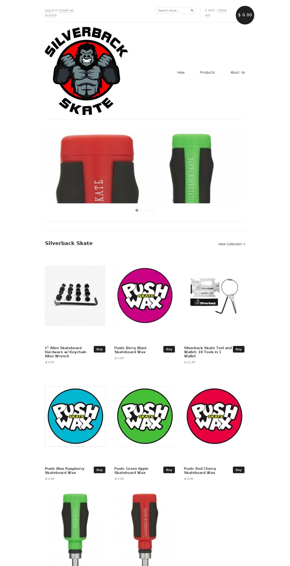 pushwax.com — Shopify storefront screenshot