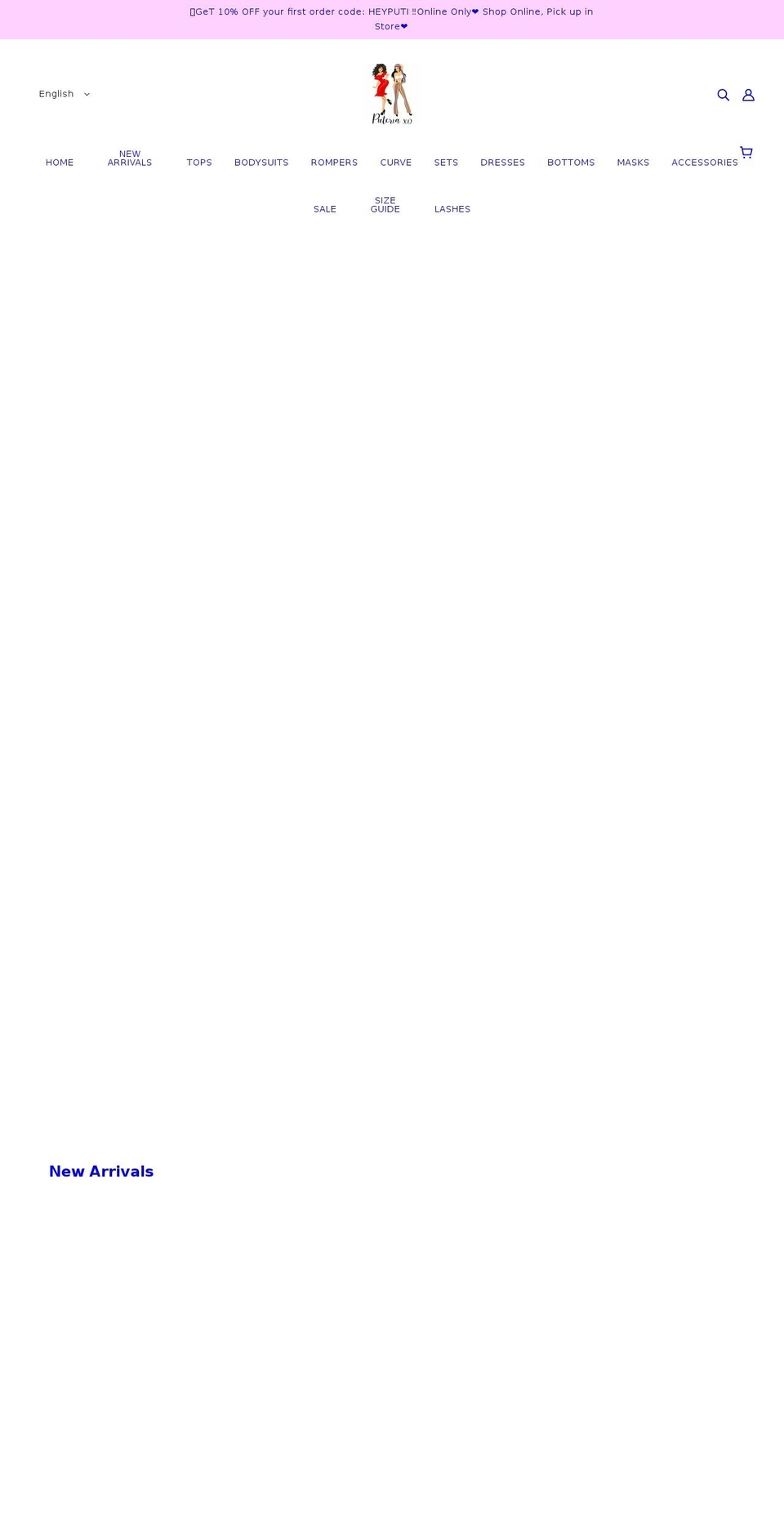 puteriaxo.com shopify website screenshot