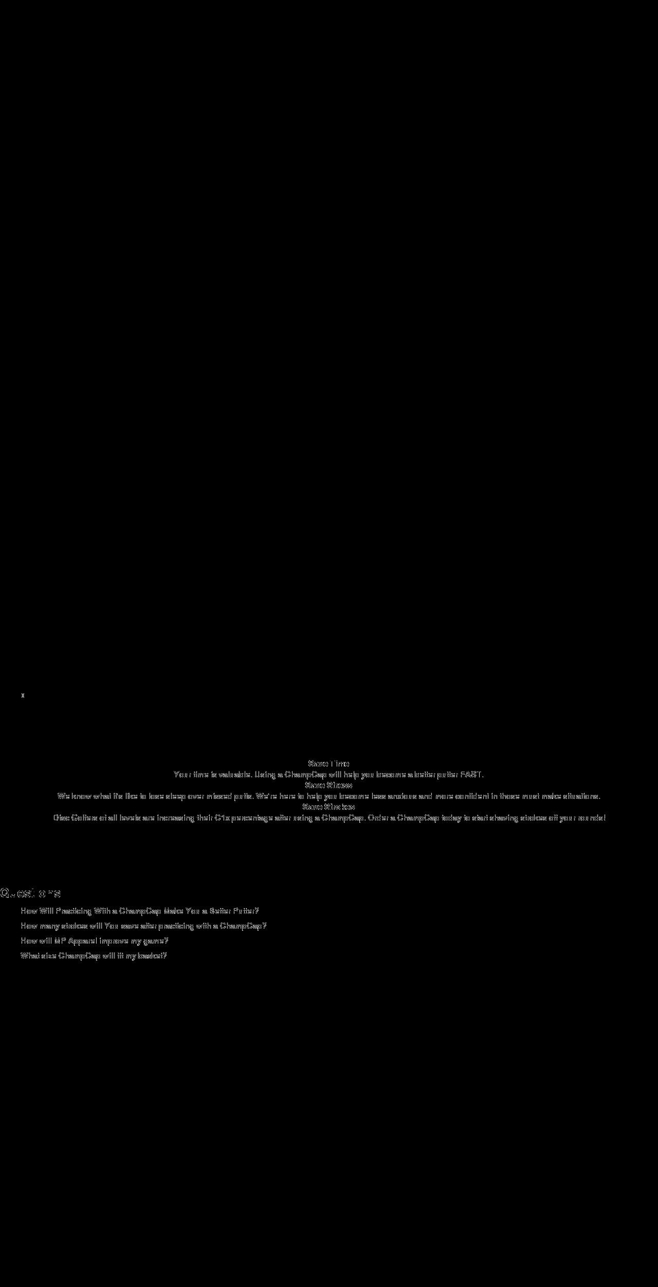 puttconfidently.com shopify website screenshot