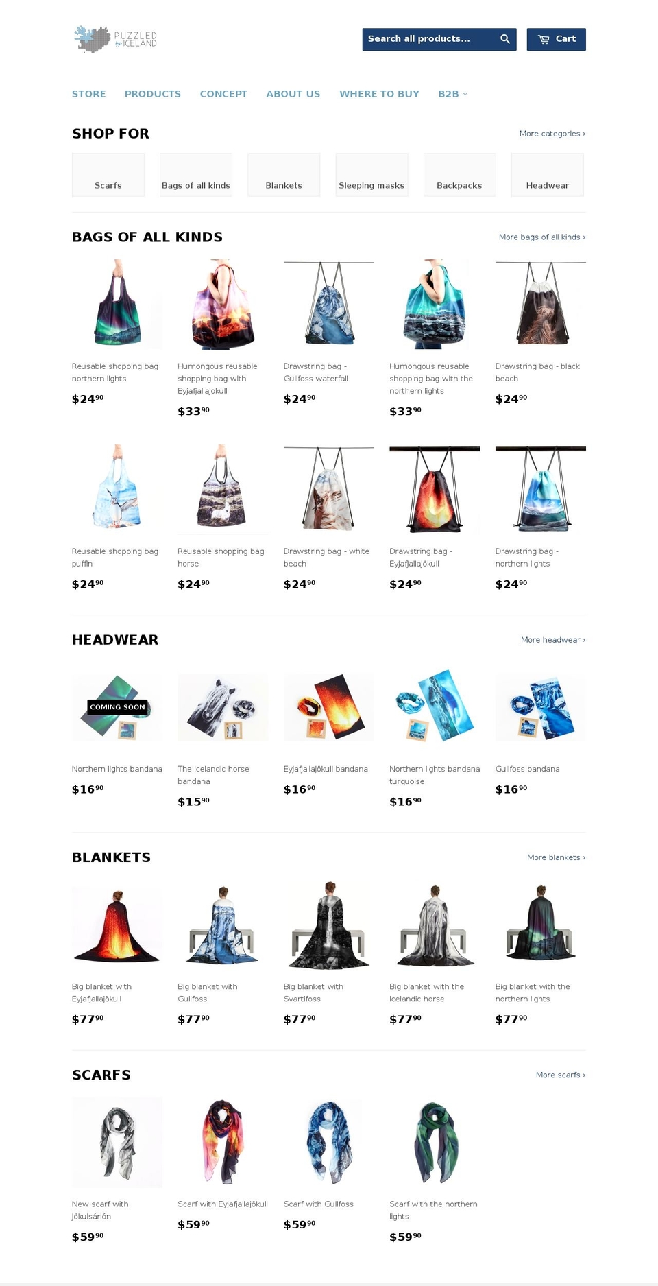 puzzledby.com shopify website screenshot
