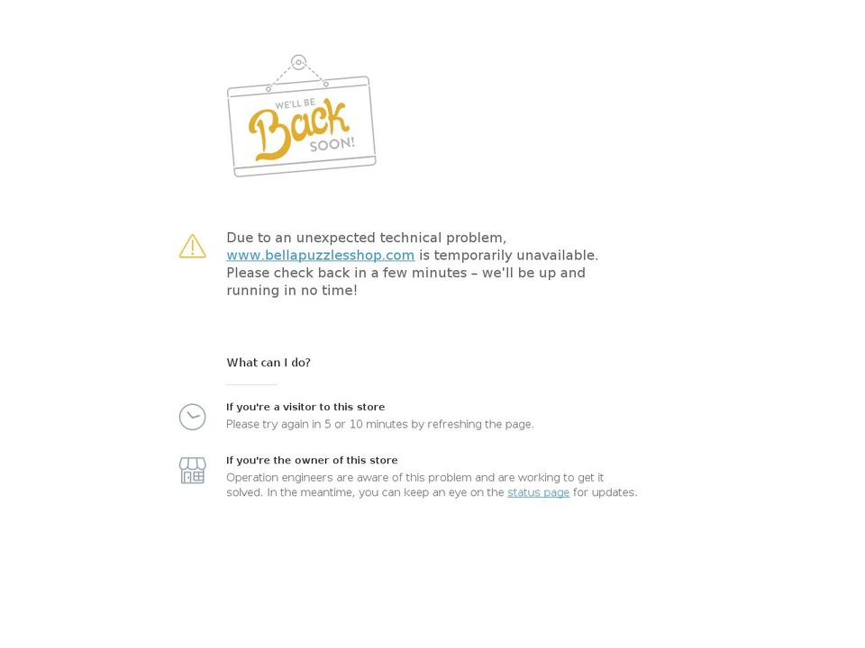 puzzleguestbook.com shopify website screenshot