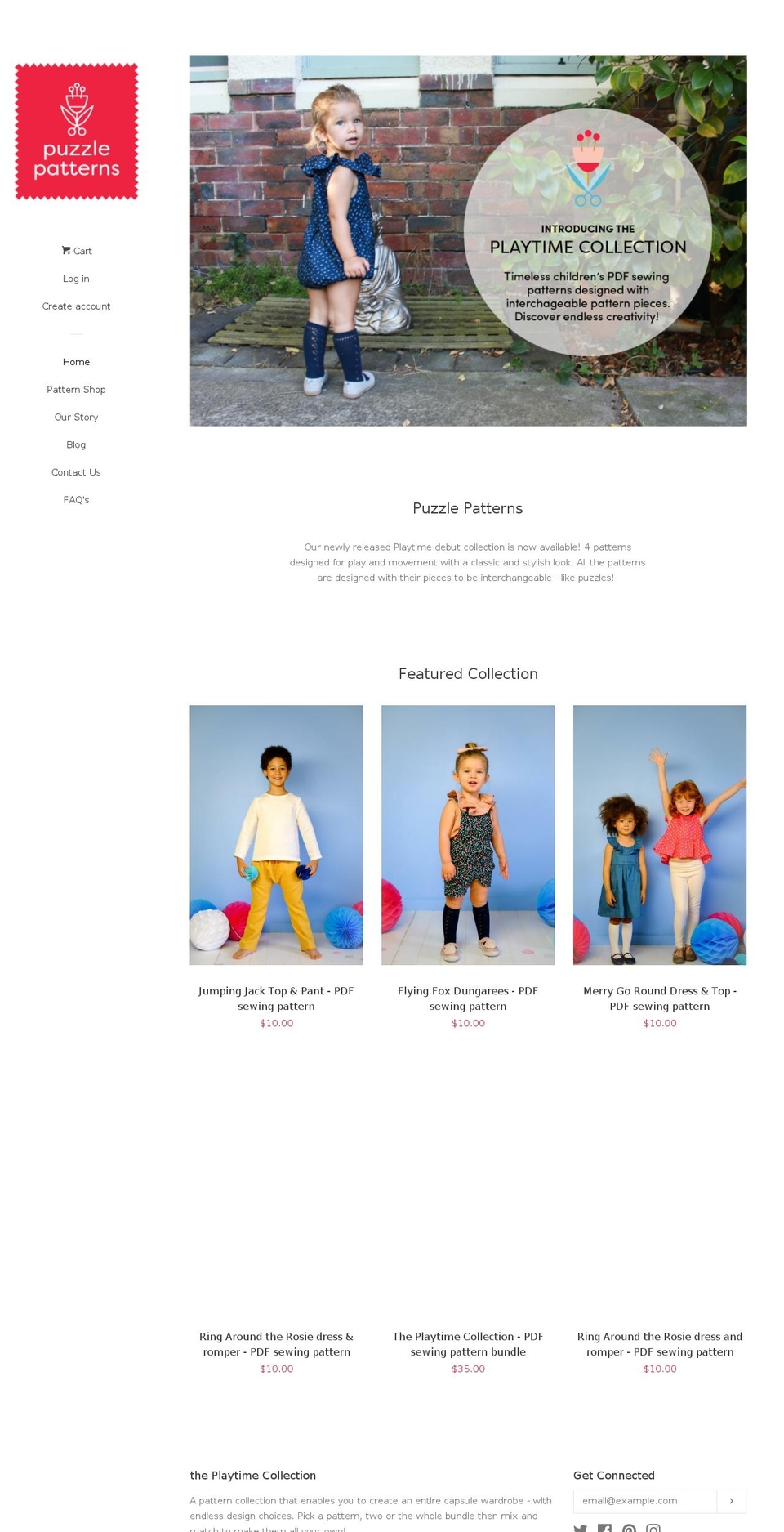 puzzlepatterns.com — Shopify storefront screenshot
