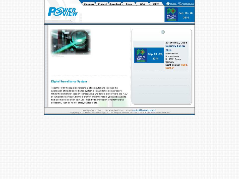 pv-security.com shopify website screenshot