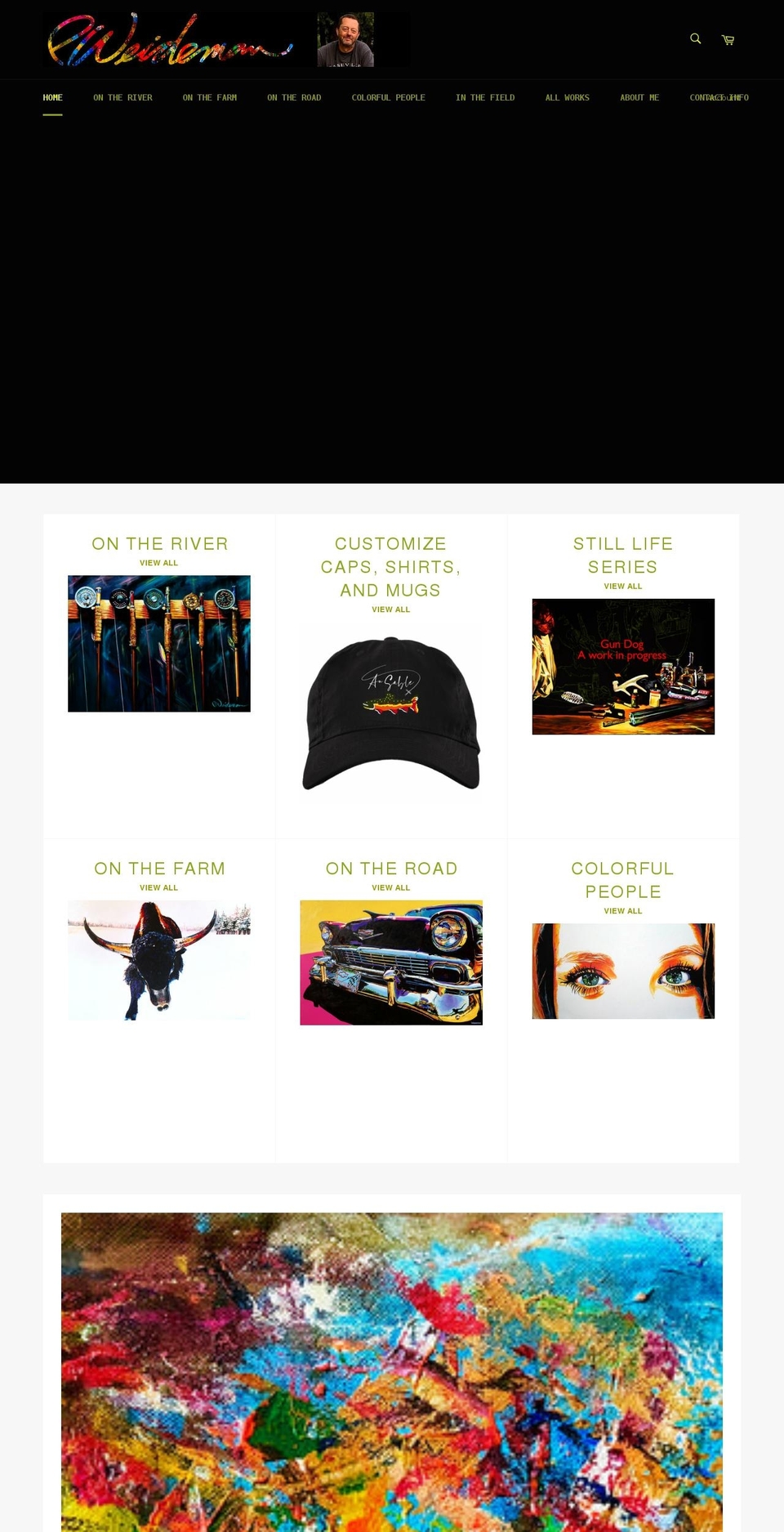 pweideman.com shopify website screenshot