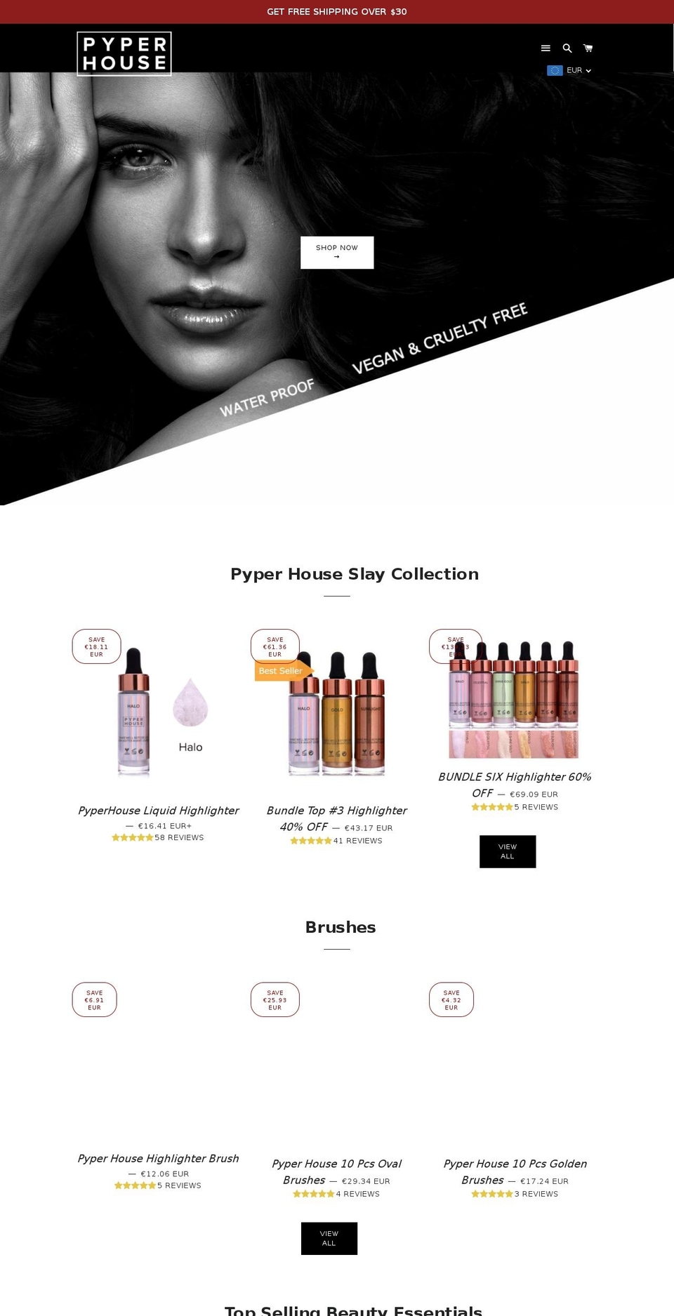pyperhouse.com — Shopify storefront screenshot