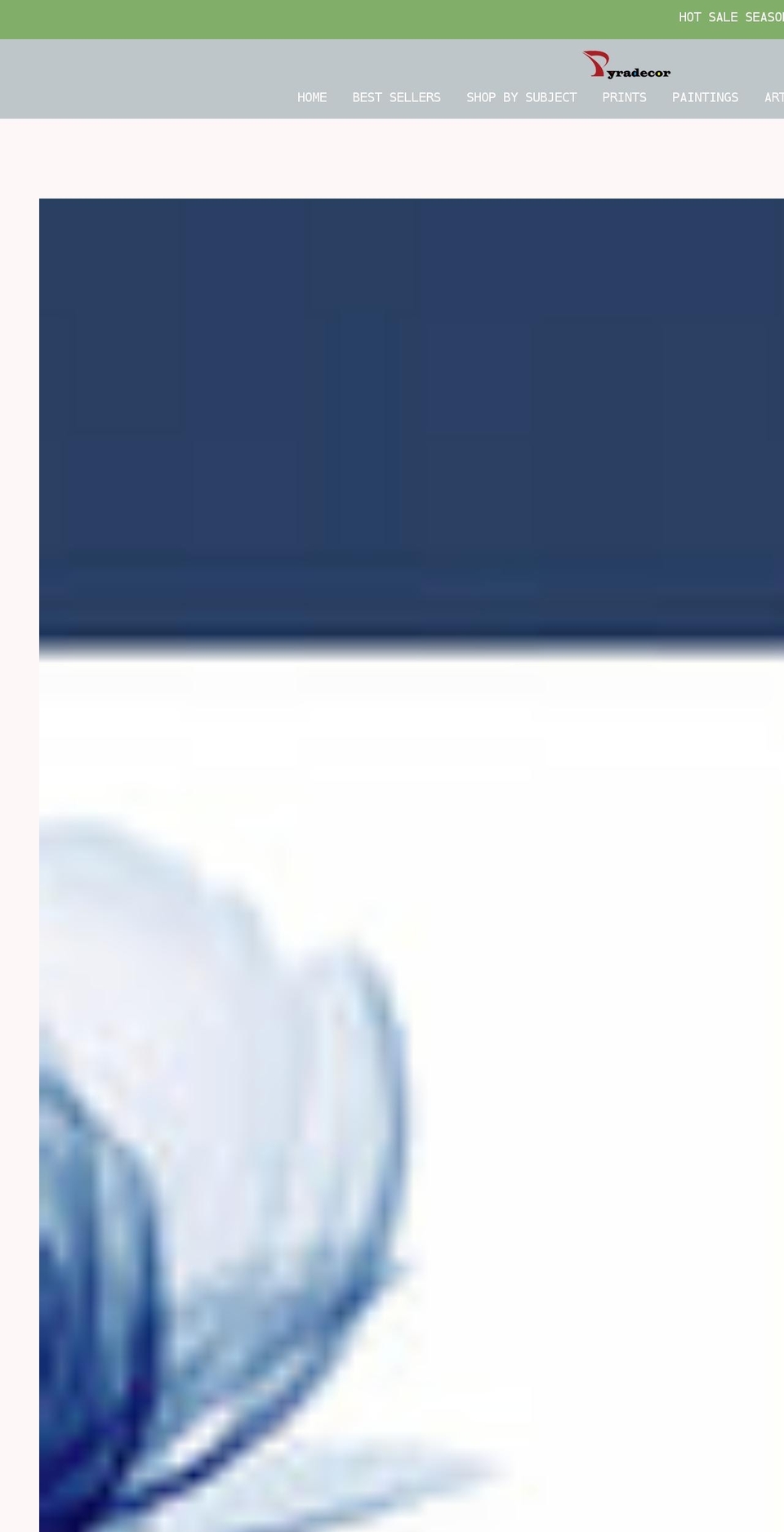 Pres Shopify theme site example pyradecor.com