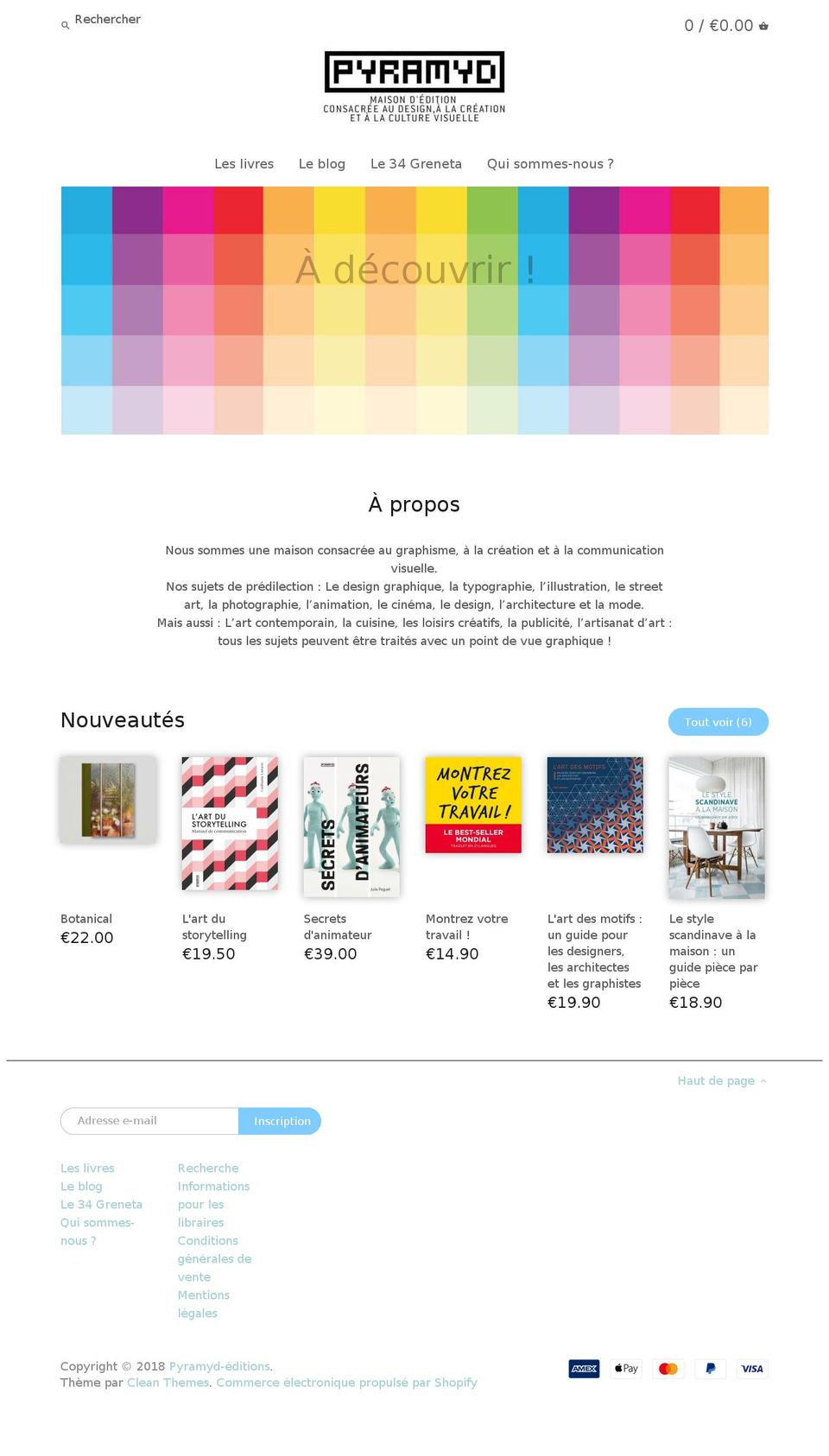 pyramyd-editions.com — Shopify storefront screenshot