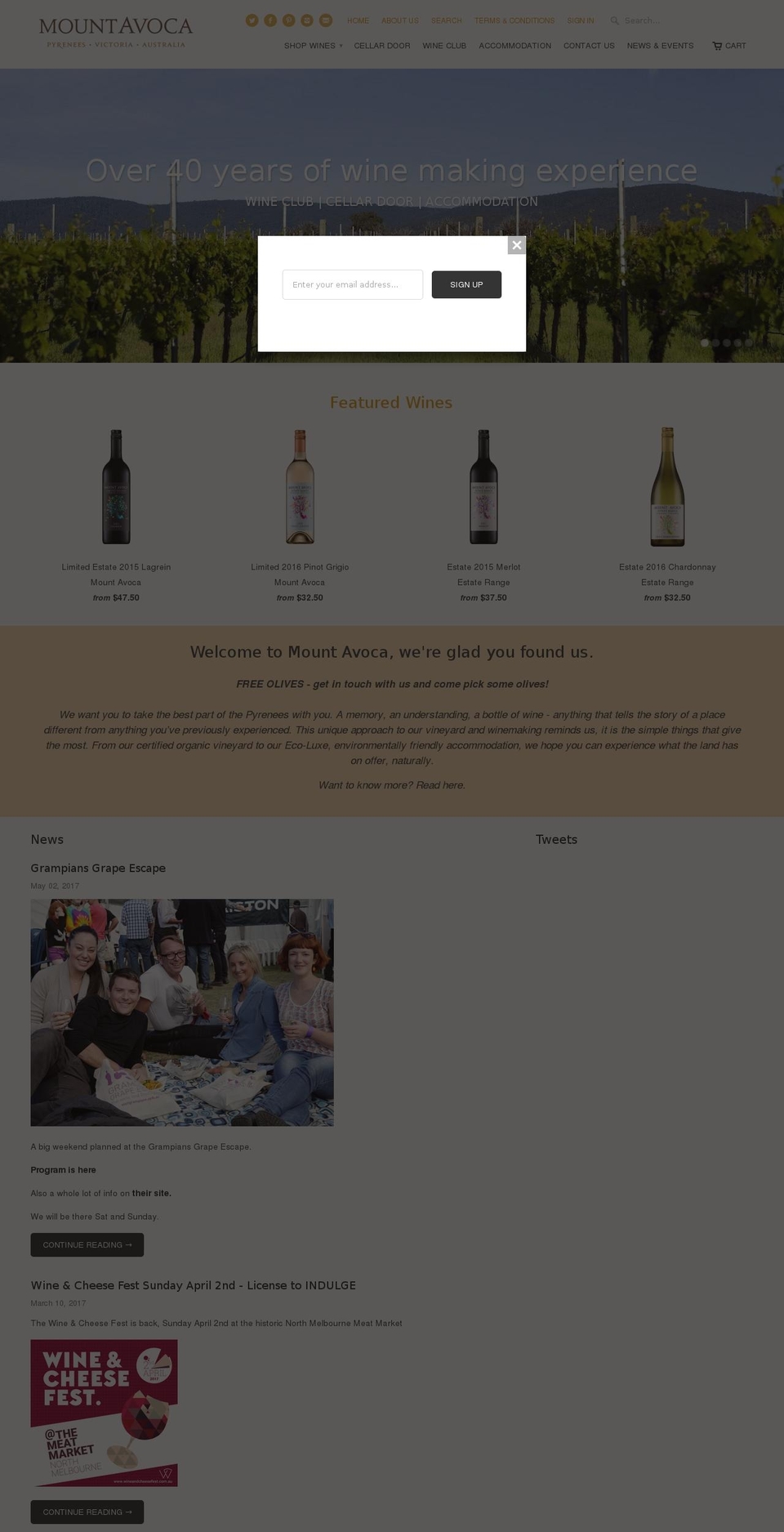 pyrenees.net.au shopify website screenshot
