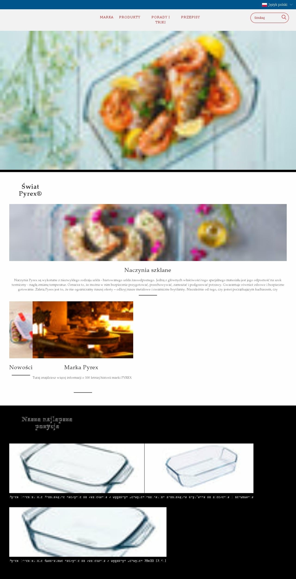 pyrex.pl shopify website screenshot
