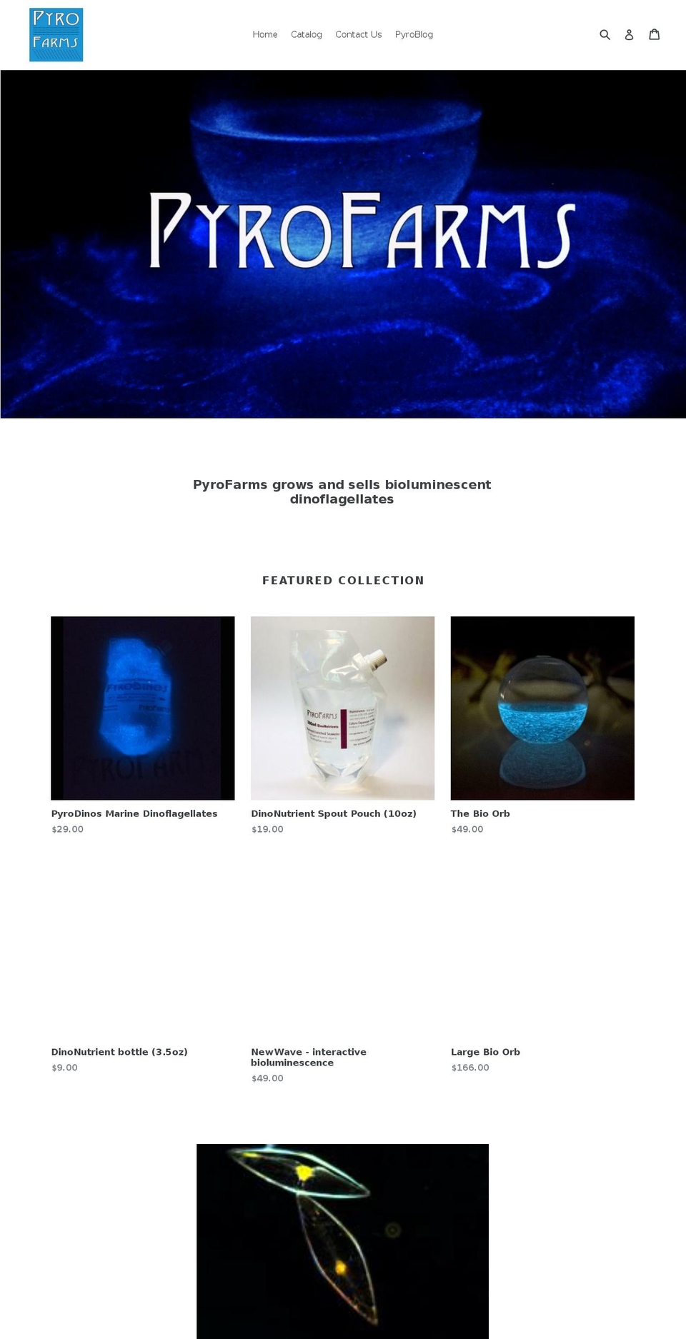 pyrofarm.com — Shopify storefront screenshot