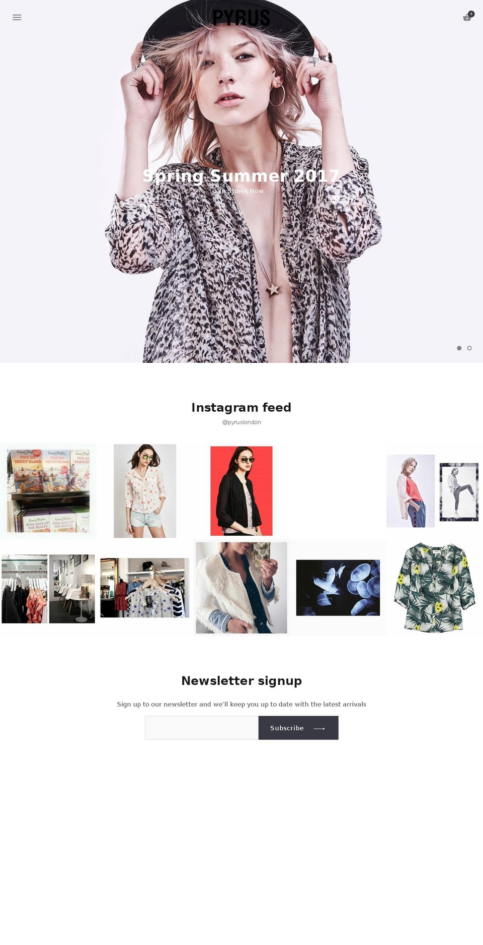 Pyrus Showcase V 1.0 Shopify theme site example pyrus-london.com
