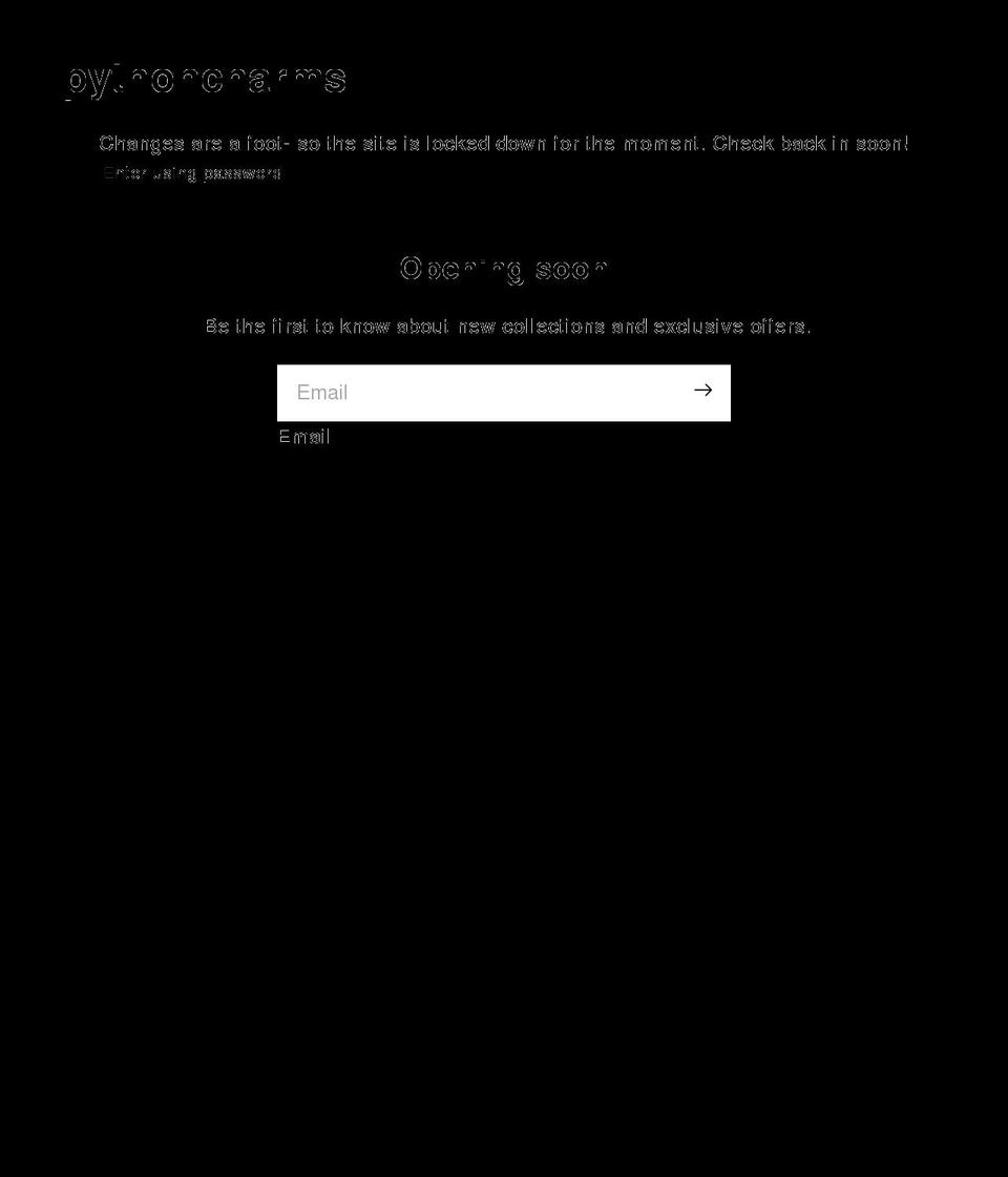 pythoncharms.com shopify website screenshot