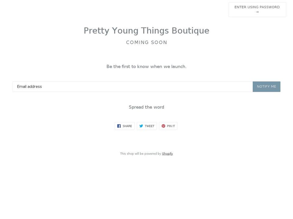 pytshop.com — Shopify storefront screenshot