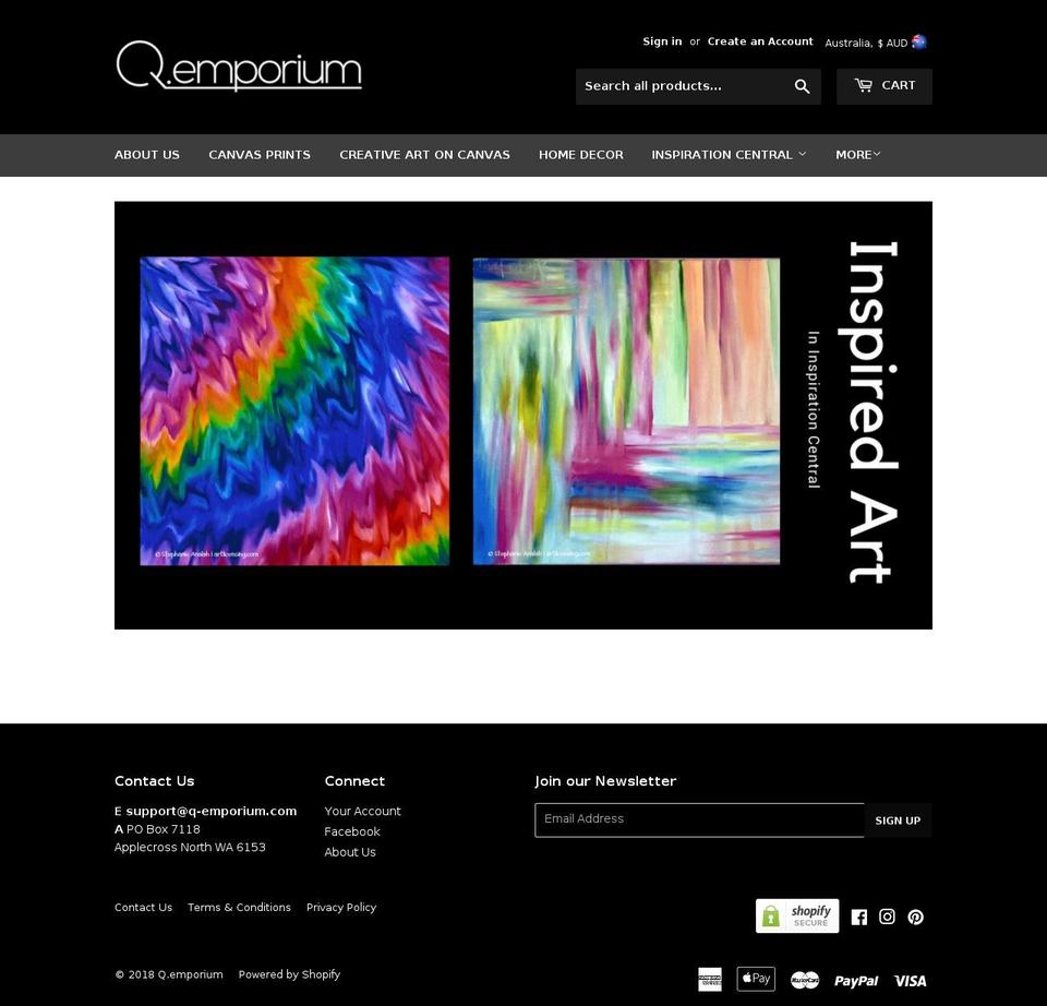 q-emporium.com — Shopify storefront screenshot
