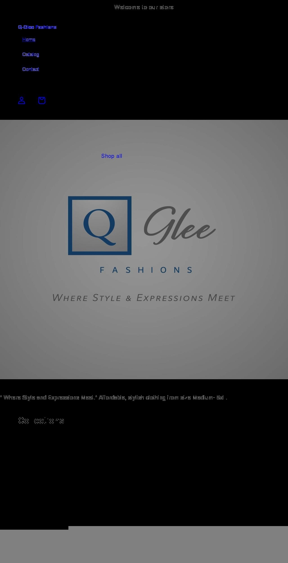 Hello Shopify theme site example q-gleefashions.com