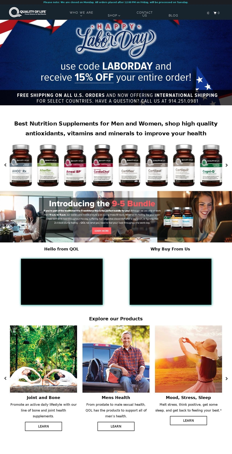 q-o-l.com — Shopify storefront screenshot