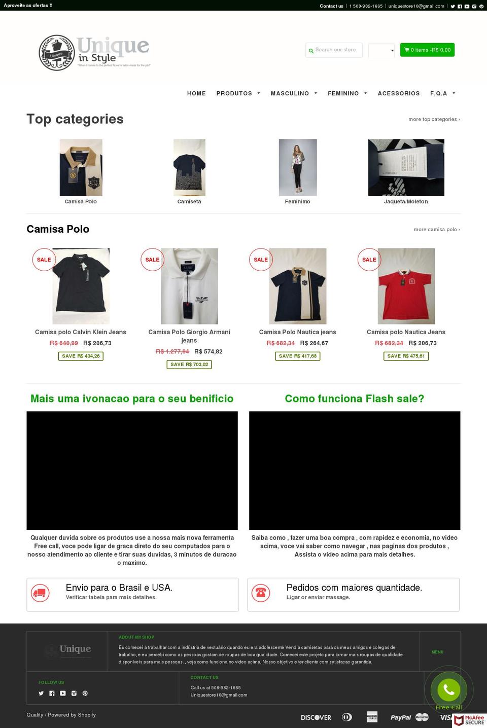q-u-style.com — Shopify storefront screenshot